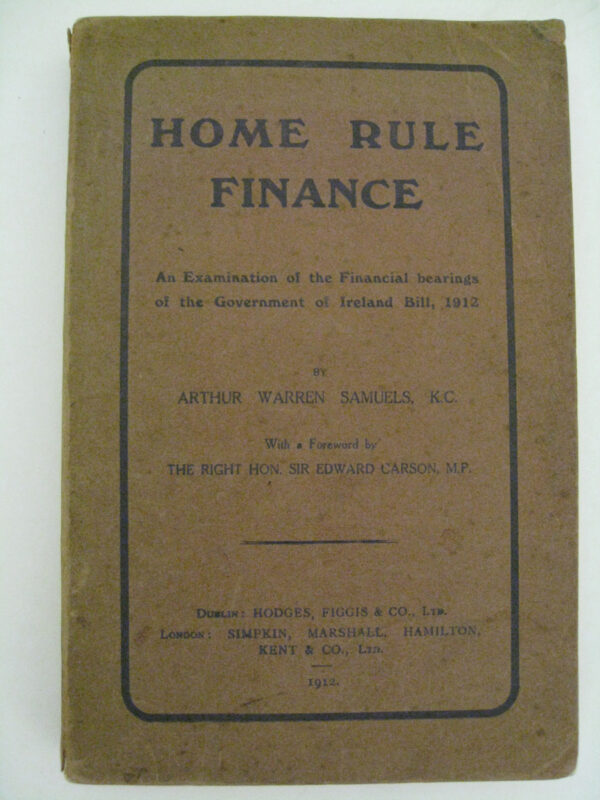Home Rule Finance by Arthur W Samules