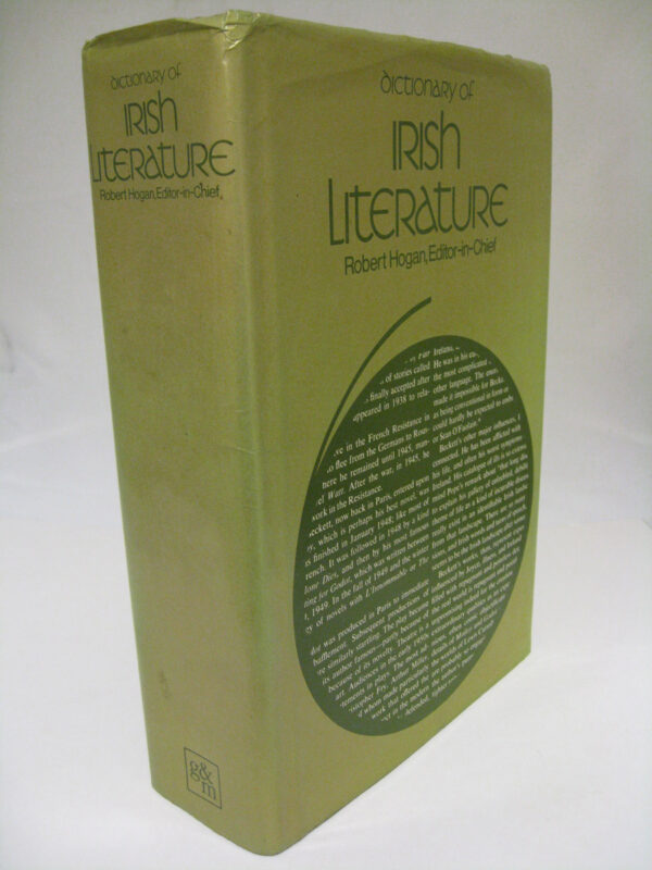 The Macmillan Dictionary of Irish Literature by Robert Hogan