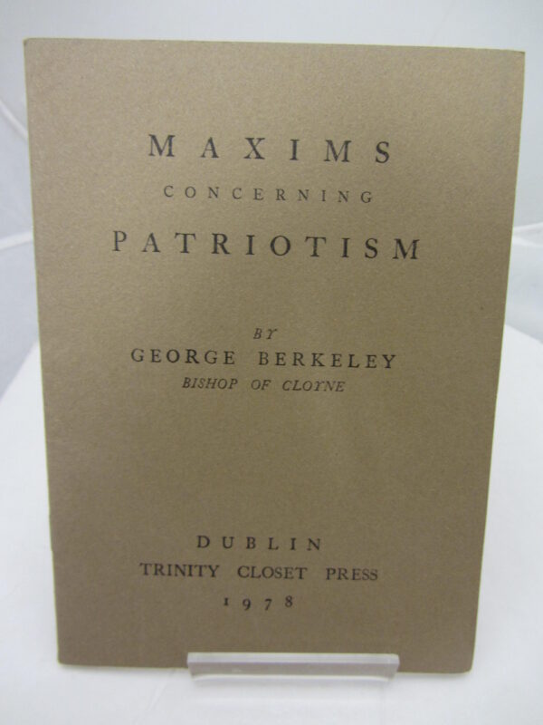 Maxims concerning Patriotism by George Berkeley