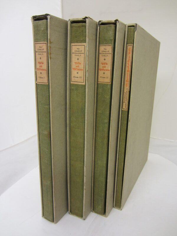 Wilde and Wildeiana. Four Volumes Limited Edition Set by Oscar Wilde