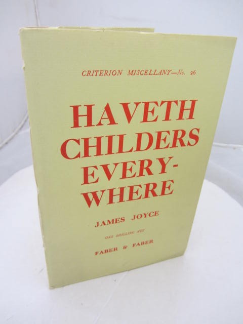 Haveth Childers Everywhere (1931) by James Joyce