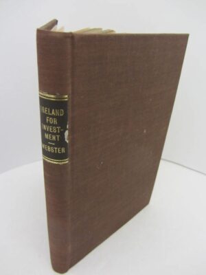 Ireland Considered as a Field for Investment or Residence (1852) by William Bullock Webster