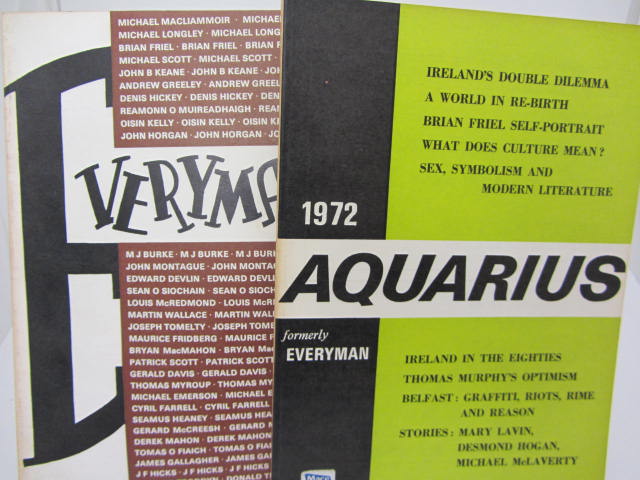 Everyman / Aquarius.  An Annual Religio-Cultural Review. Complete Set by Seamus Heaney (Editor)