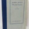James Joyce. The Last Journey (1947) by Leon Edel