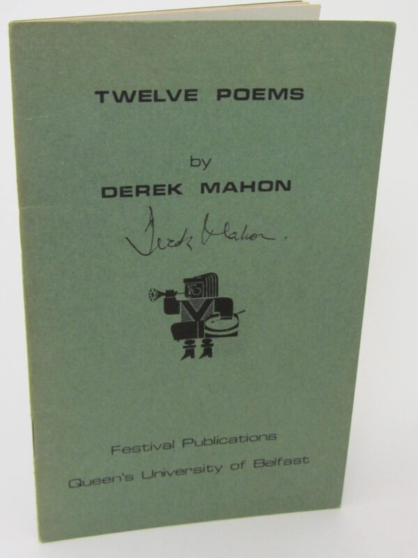 Twelve Poems. Signed Copy (1965) by Derek Mahon
