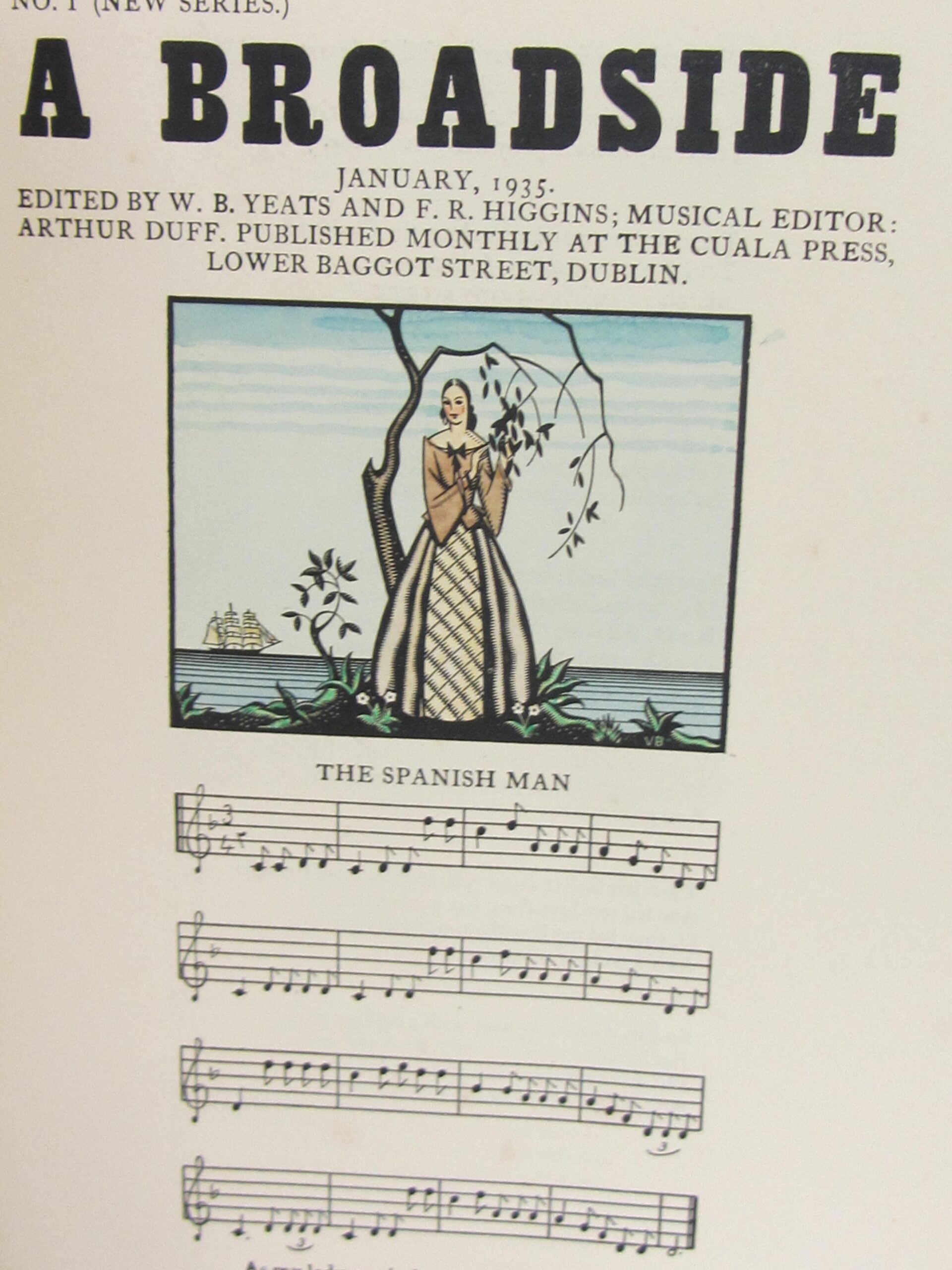 Broadsides. A Collection of Old and New Songs. One of 100 Signed Copies (1935) by W.B. Yeats & F.R. Higgins