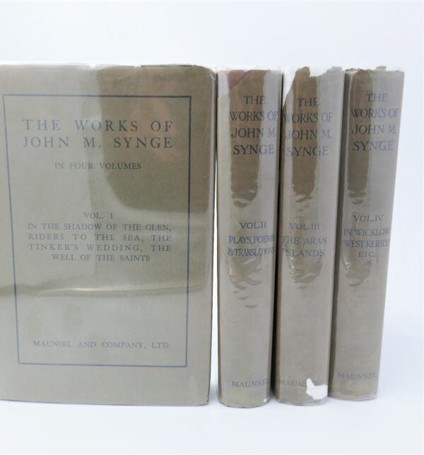 The Works of John M. Synge. Four Volumes (1910) by John M. Synge