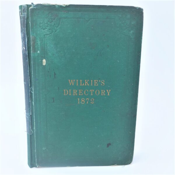 Cork City Directory 1872 by A.W. Wilkie