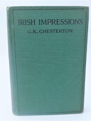 Irish Impressions (1919) by G.K. Chesterton
