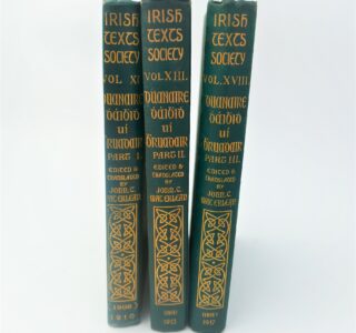 The Poems of David Ó Bruadair (1910-1917) by Rev. John C. MacErlean