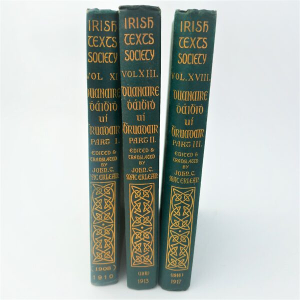 The Poems of David Ó Bruadair (1910-1917) by Rev. John C. MacErlean