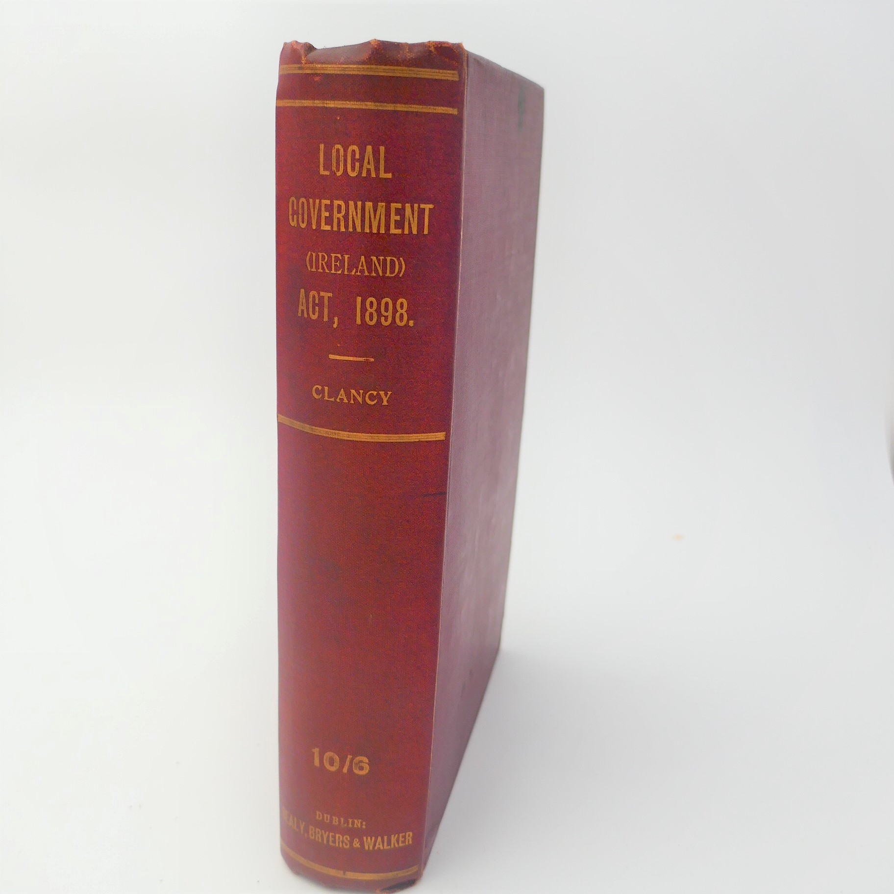 A Handbook of Local Government in Ireland (1899) by John J. Clancy