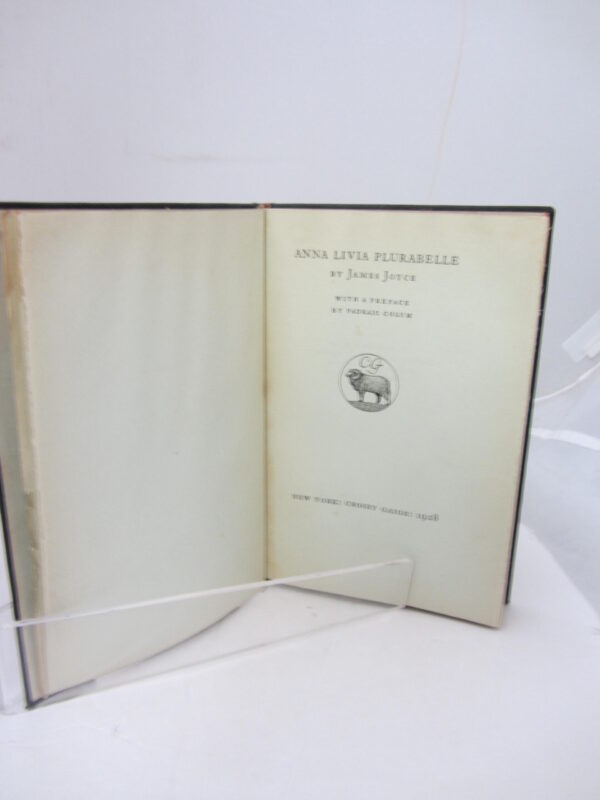 1928. One of 50 Copies. by James Joyce