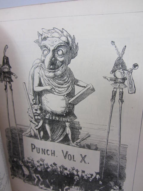 [4 volumes in bound in One].  Great Famine Years by Punch Magazine