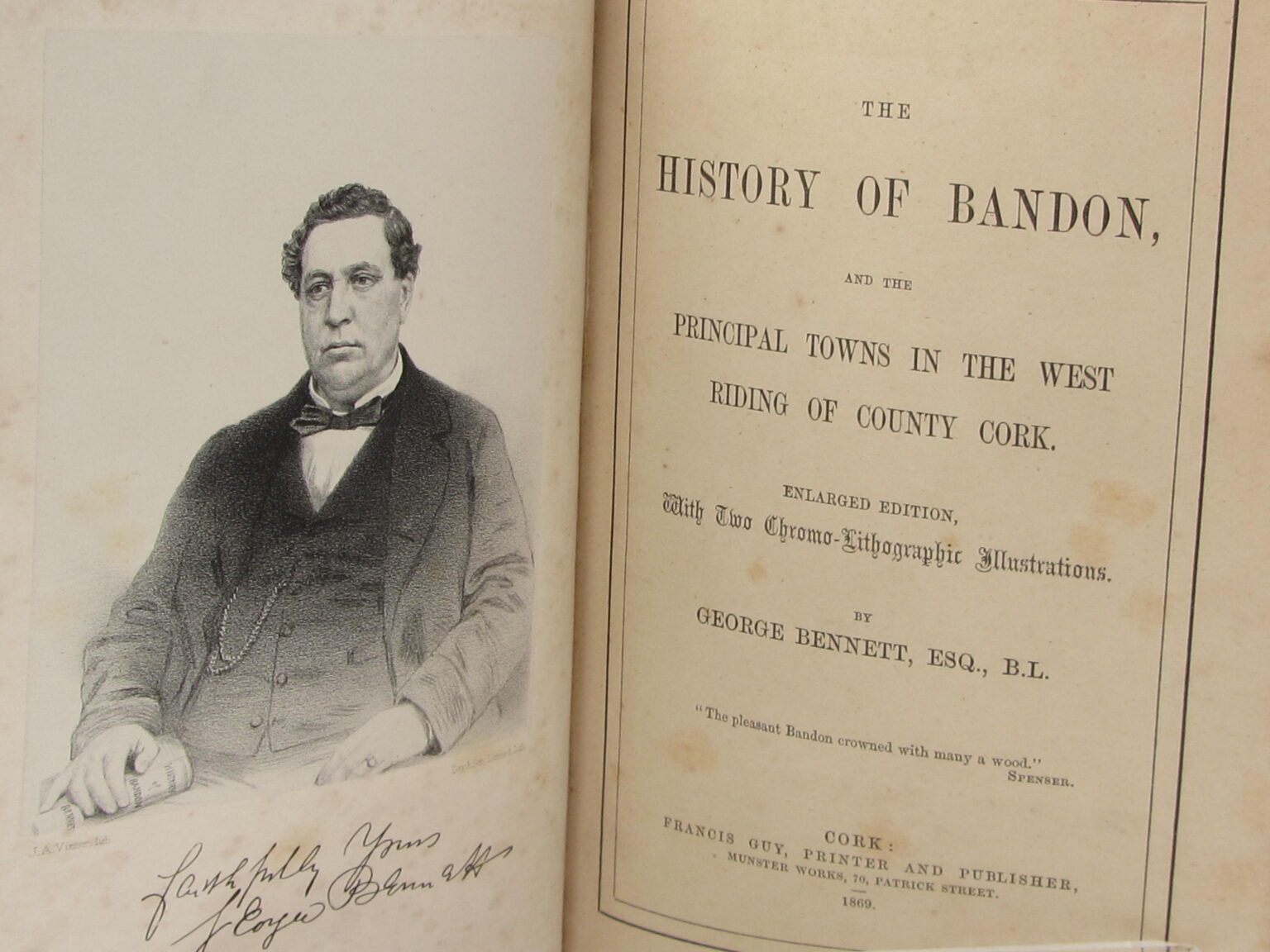 The History of Bandon. Enlarged Edition (1869) Ulysses Rare Books