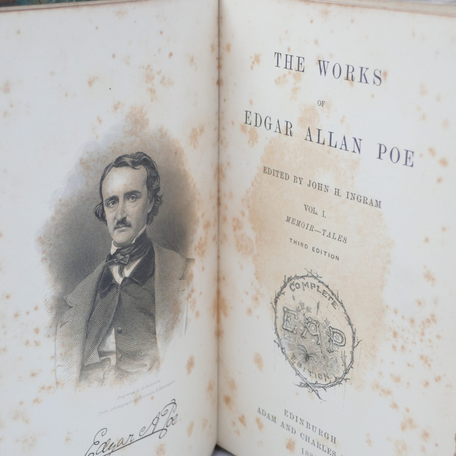 edgar allan poe biography and works