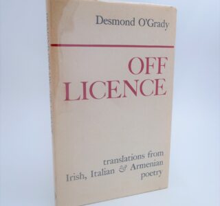 Off Licence. Translation (1968) by Desmond O'Grady