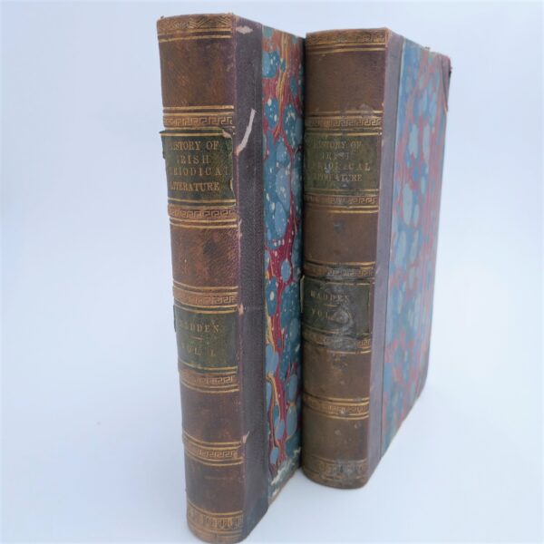 The History of Irish Periodical Literature. Two Volumes (1867) by R. R. Madden