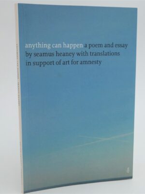 Anything Can Happen. Signed Copy (2004) by Seamus Heaney