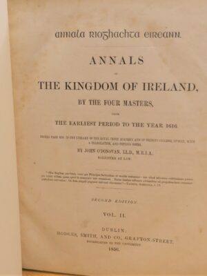The Annals of the Kingdom of Ireland.  By the Four Masters (1856) by John O'Donovan