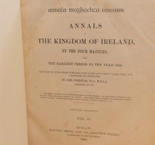 The Annals of the Kingdom of Ireland.  By the Four Masters (1856) by John O'Donovan