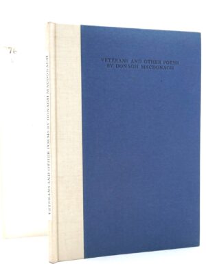 Veterans and Other Poems. Publisher's Copy (1941)