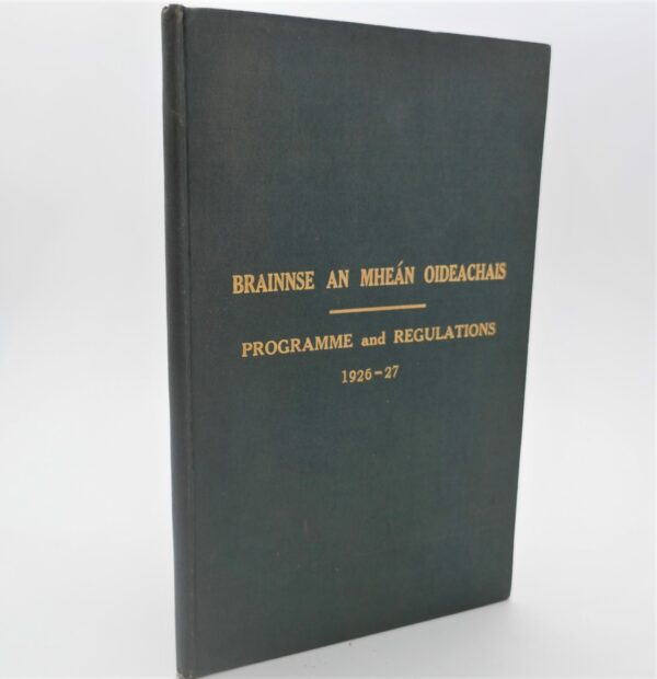 Secondary Education Programme and Regulations 1926-27