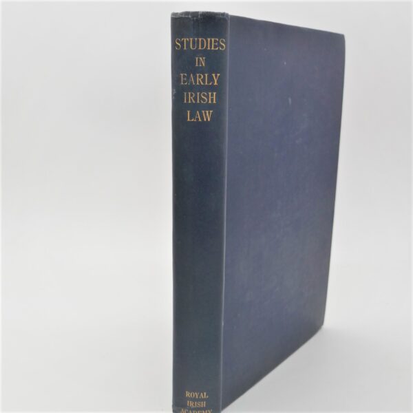 Studies in Early Irish Law (1936)