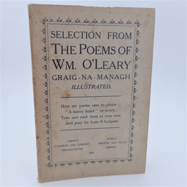 Selection from the Poems of Wm. O'Leary (1923)