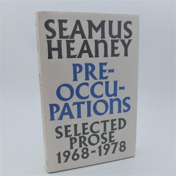 Preoccupations. Selected Prose 1968-1978.