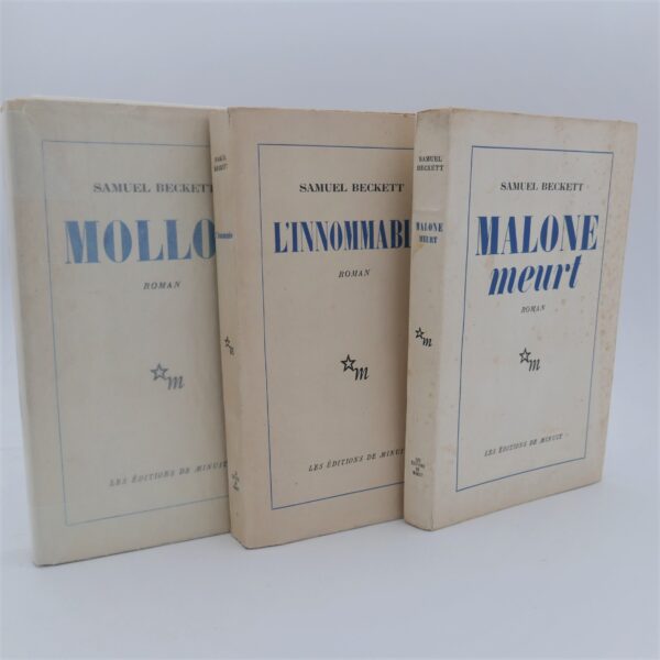 Molloy. Malone Meurt. L'Innommable. First Editions (1951-1953)