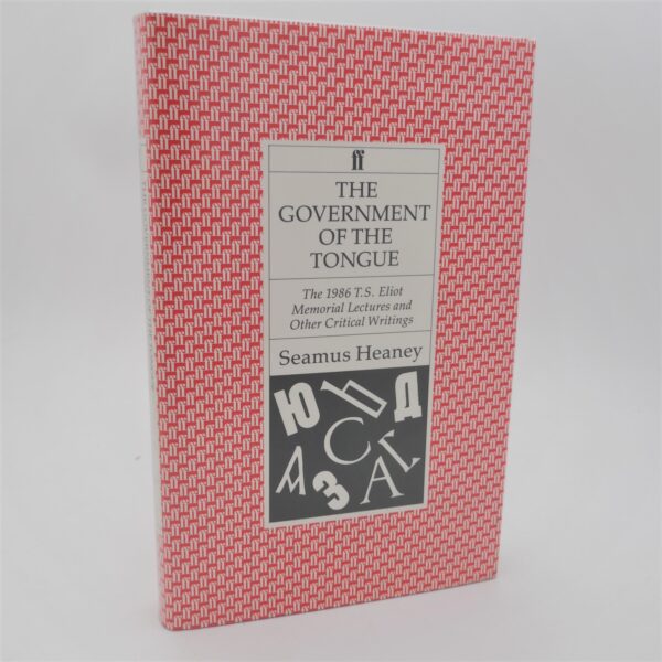The Government of the Tongue.  Selected Prose 1978-1987