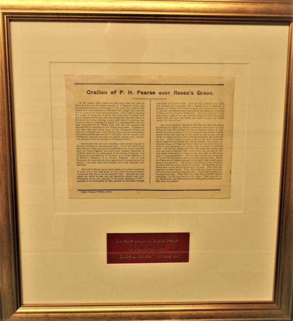 Oration of P. H. Pearse over Rossa's Grave (1915)