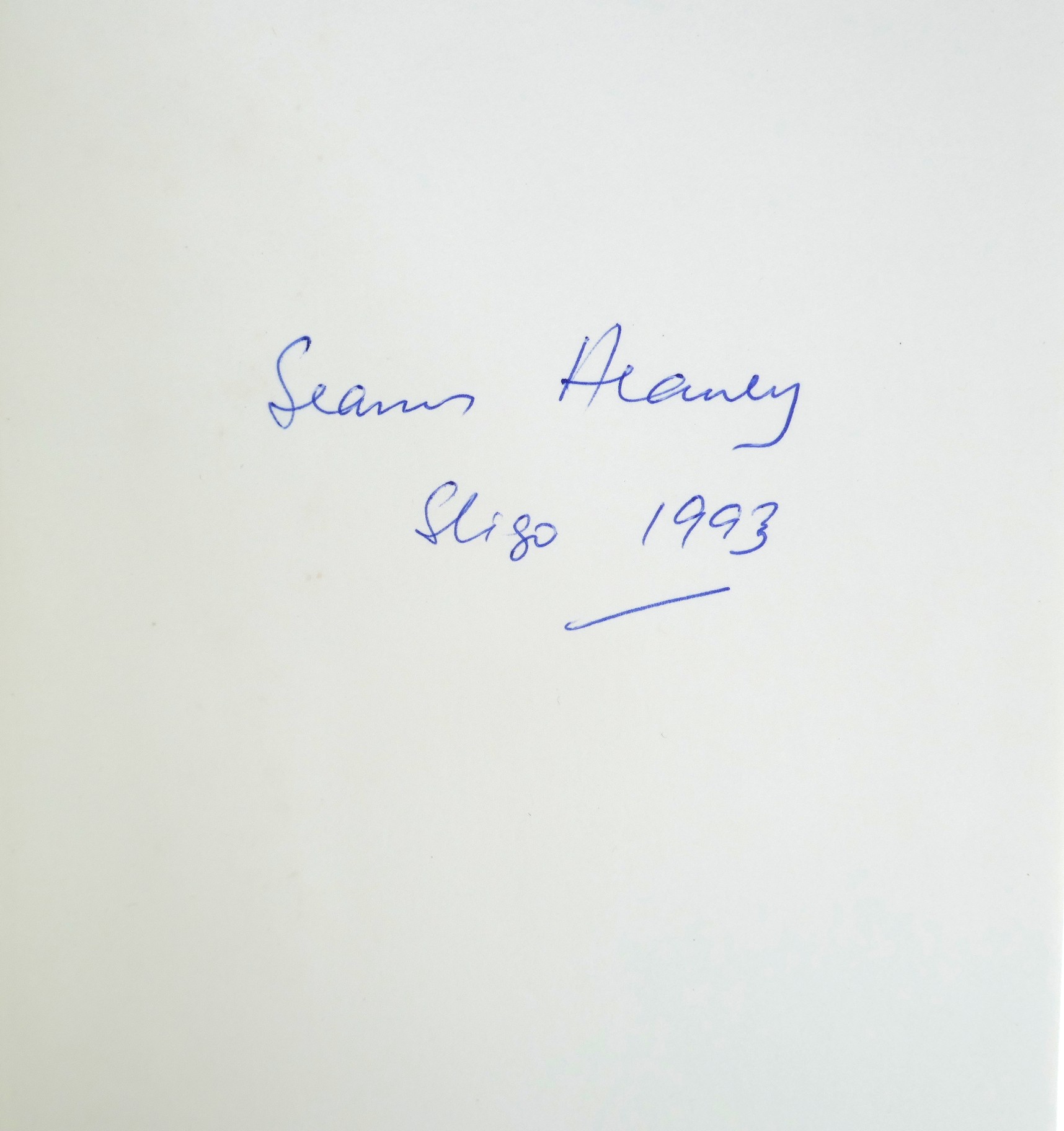 Seeing Things. First American Edition. Signed Copy (1991) - Image 4