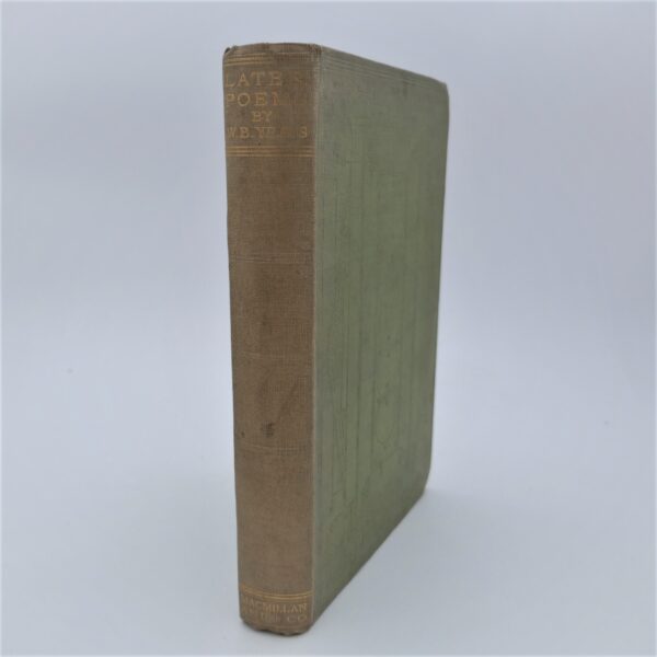 Later Poems. First Edition (1922)