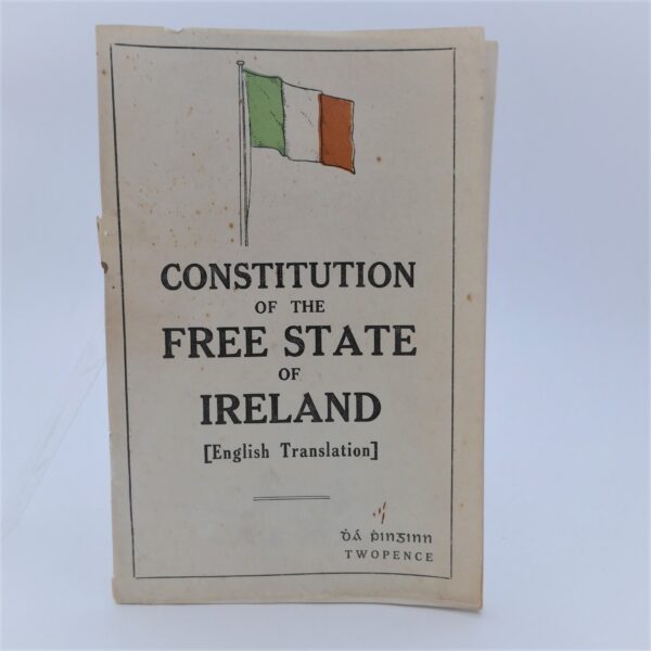 Constitution of the Free State of Ireland -English Translation (1922)