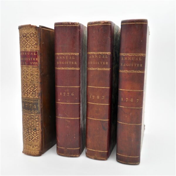 The Annual Register, or a View of the History, Politics, and Literature (1758-1806)
