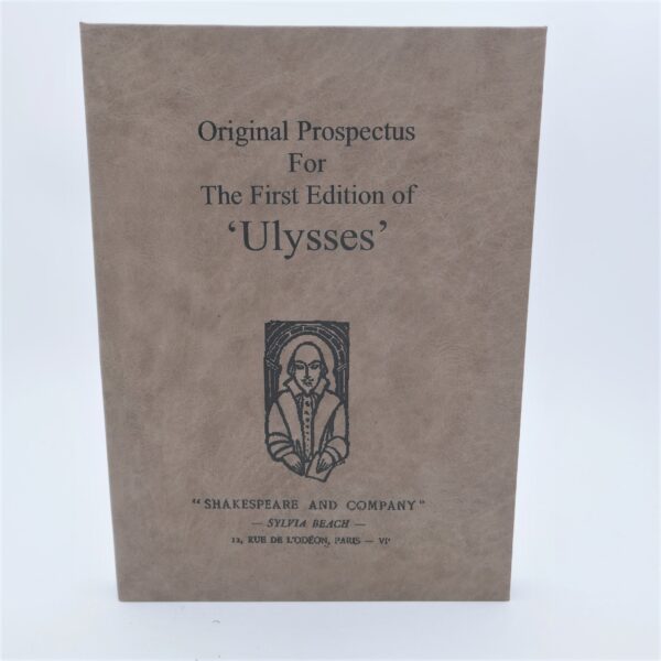 The Original Prospectus for the First Edition of 'Ulysses.' Paris (1921)