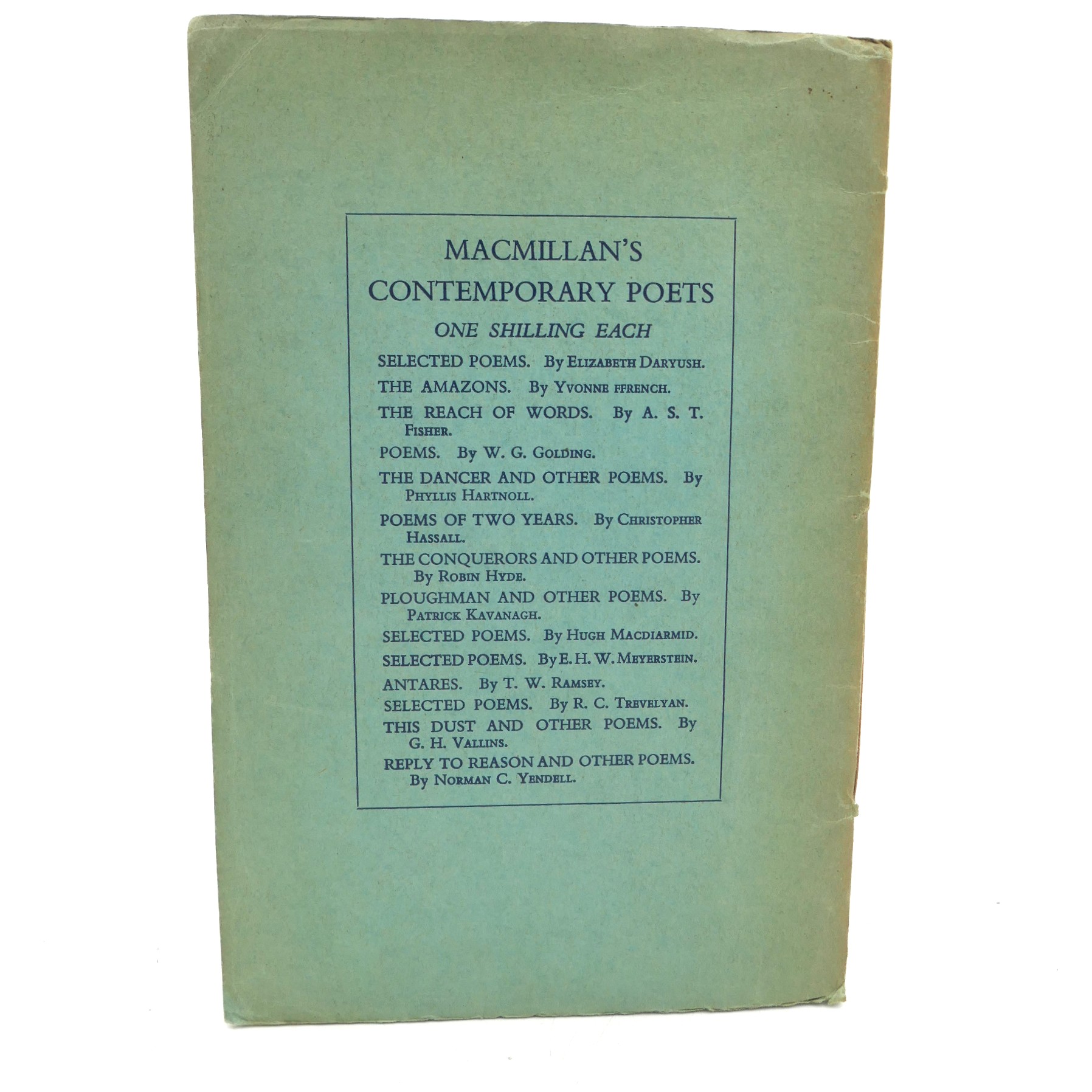 Ploughman and other Poems. First Edition (1936) - Image 2