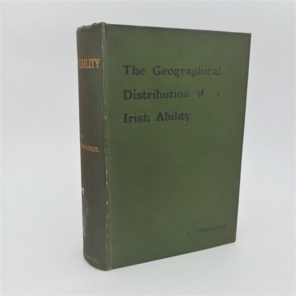 The Geographical Distribution of Irish Ability (1906)