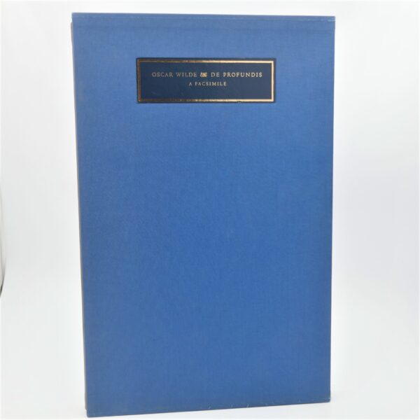 De Porfundis. A Facsimile. Limited Signed Edition (2000)