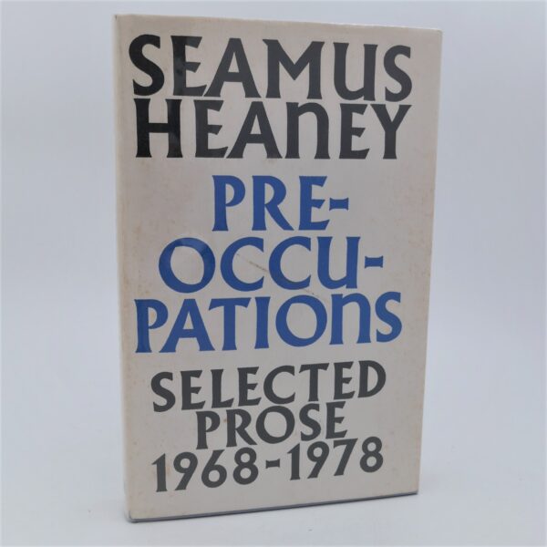 Preoccupations. Inscribed by the Author (1980)