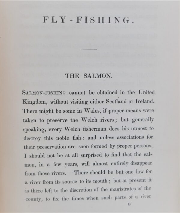 Fly Fishing in Salt & Fresh Water. With Six Plates (1851) Ulysses Rare Books