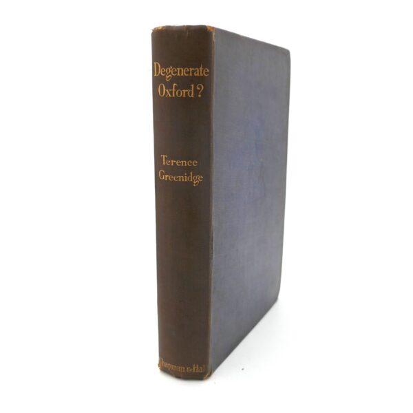 Degenerate Oxford? Dedication Copy (1930)