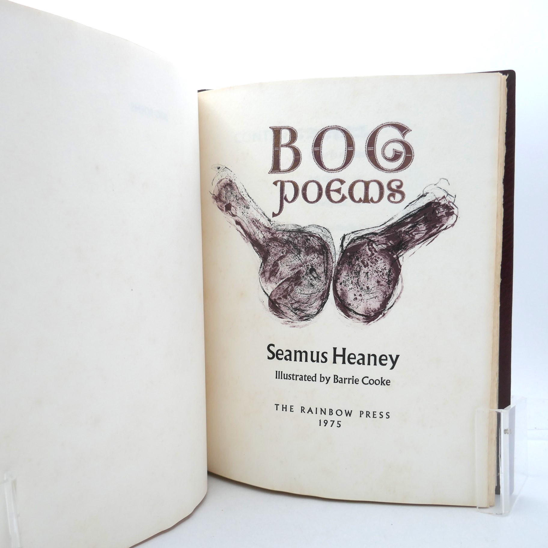 Bog Poems. Illustrated by Barrie Cooke (1975) Ulysses Rare Books