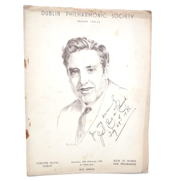 Dublin Philharmonic Society. Season 1935-36