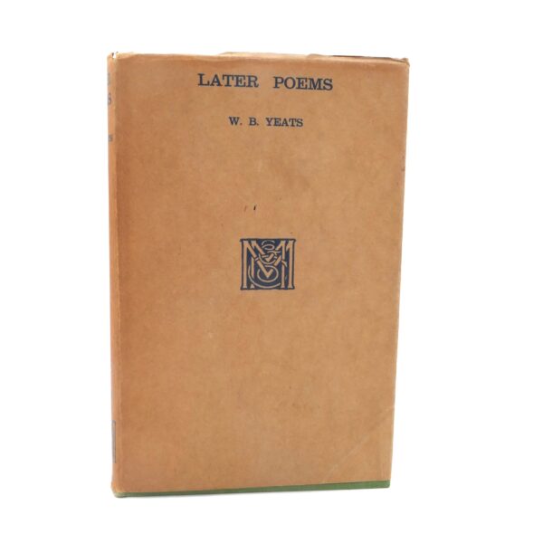 Later Poems. First Edition (1922)