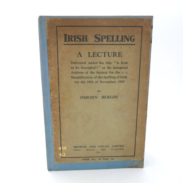 Irish Spelling; a Lecture (1911)