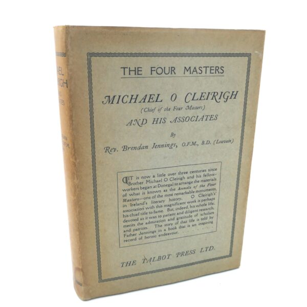 Michael O Cleirigh. Chief of the Four Masters (1936)
