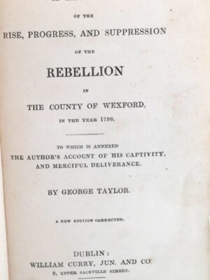 Rebellion in Wexford in the Year 1798